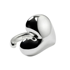 Ring Bolded Heart Silver
