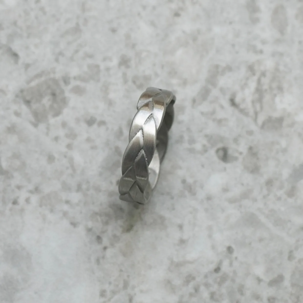 Ring Braid matt stål