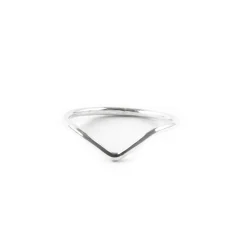 Ring Chevron silver
