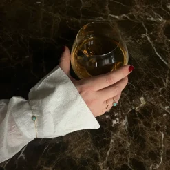 Ring Dear Guld Turkos 17 mm