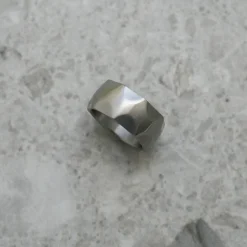 Ring Fasett matt steel