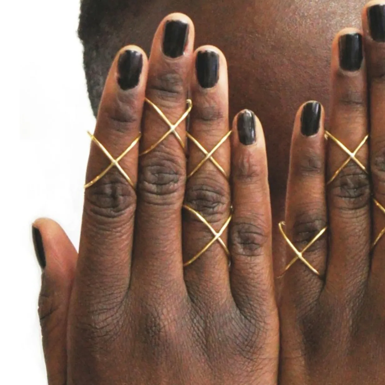 Ring Korsad mässing