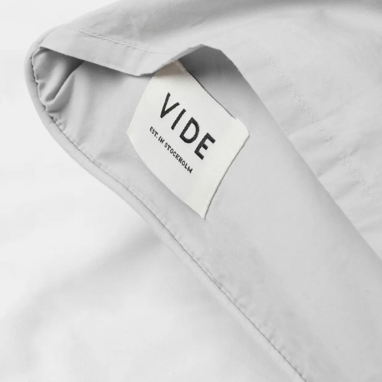 Örngott Vide Percale 50x60cm Ljusgrå