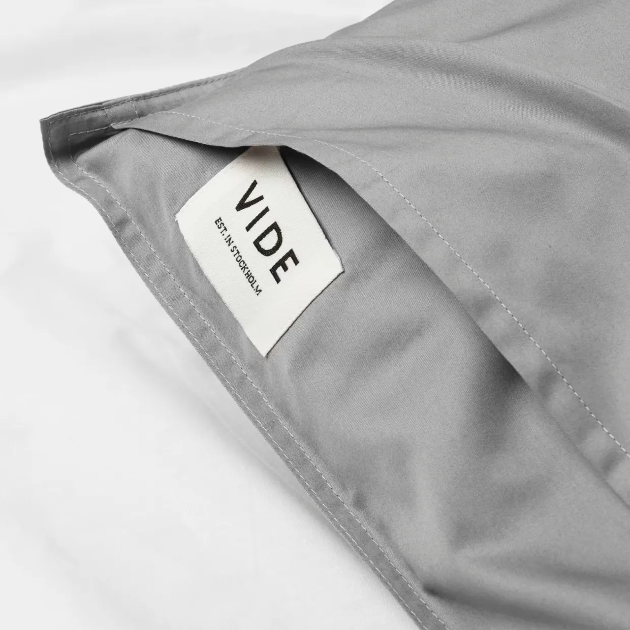 Örngott Vide Satin 50x60cm Mörkgrå