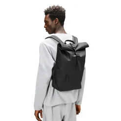 Ryggsäck Rolltop Rains  Svart