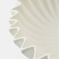 Serveringsskål Pleated 30 Vit