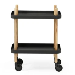 Serveringsvagn Block svart/ask