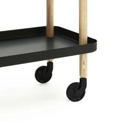 Serveringsvagn Block svart/ask