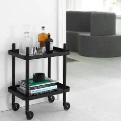 Serveringsvagn Block svart/svart