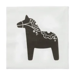 Servett 33 cm Mora Svart