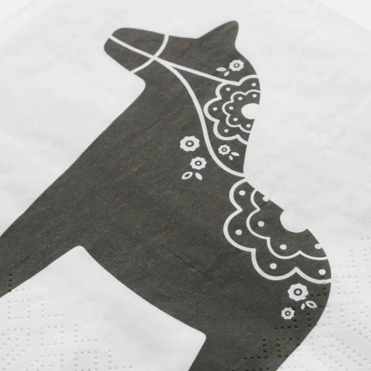 Servett 33 cm Mora Svart