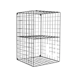 Sidobord Koster 2 hyllor Svart