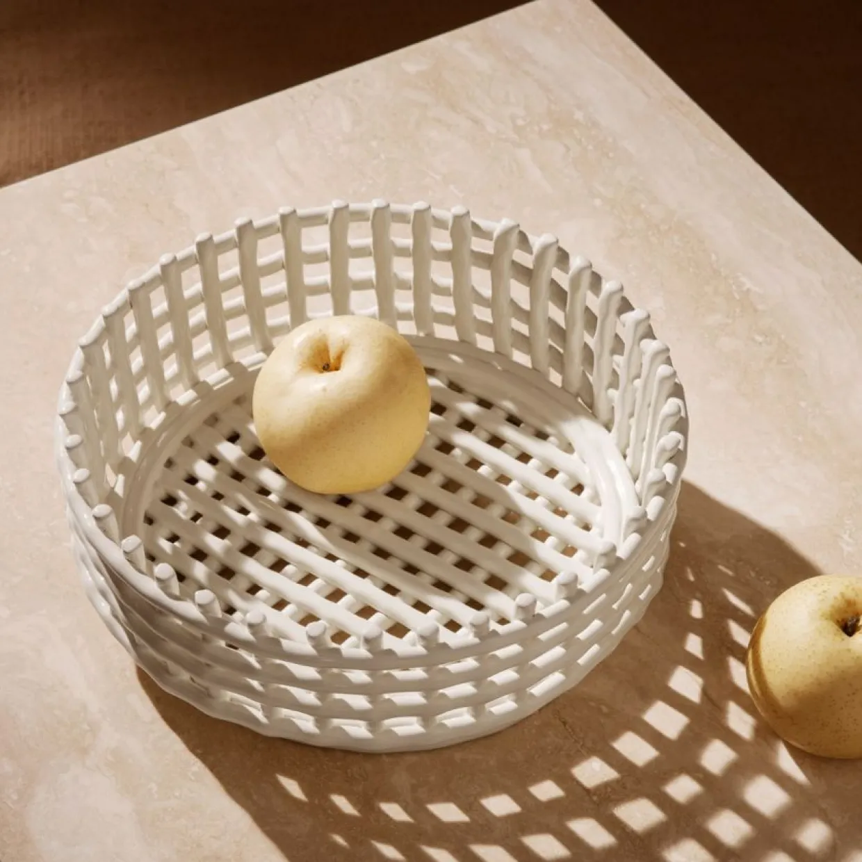 Skål Centrepiece Off white 29X10cm