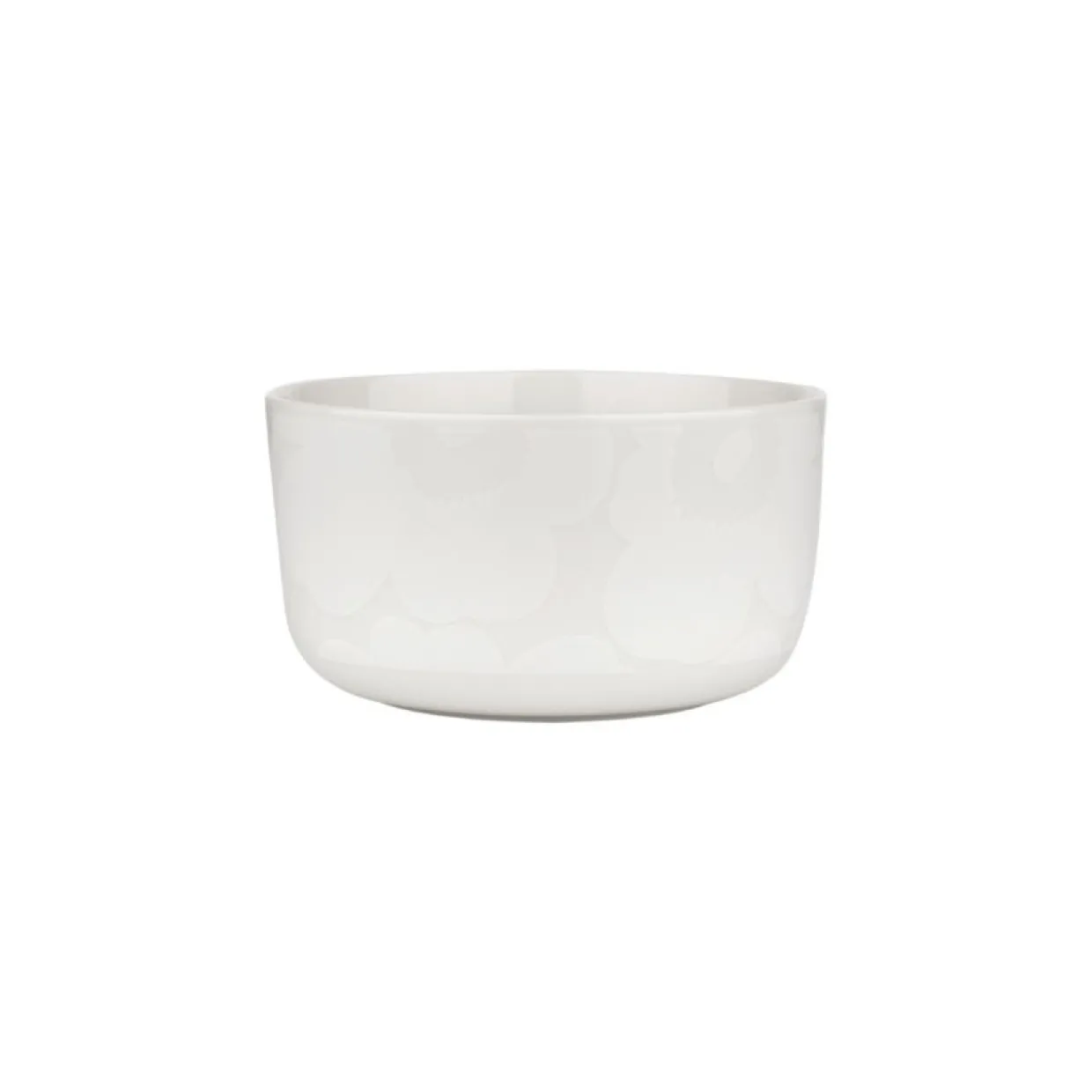 Skål Oiva/Unikko vit/vit