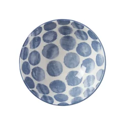 Skål Positano 12 Blå prickig