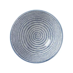 Skål Positano 12 Blå randig