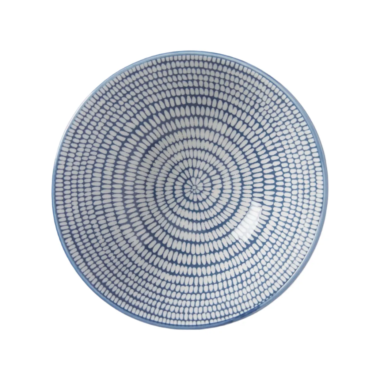 Skål Positano 12 Blå randig