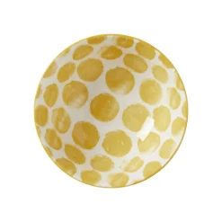 Skål Positano 12 Gul prickig