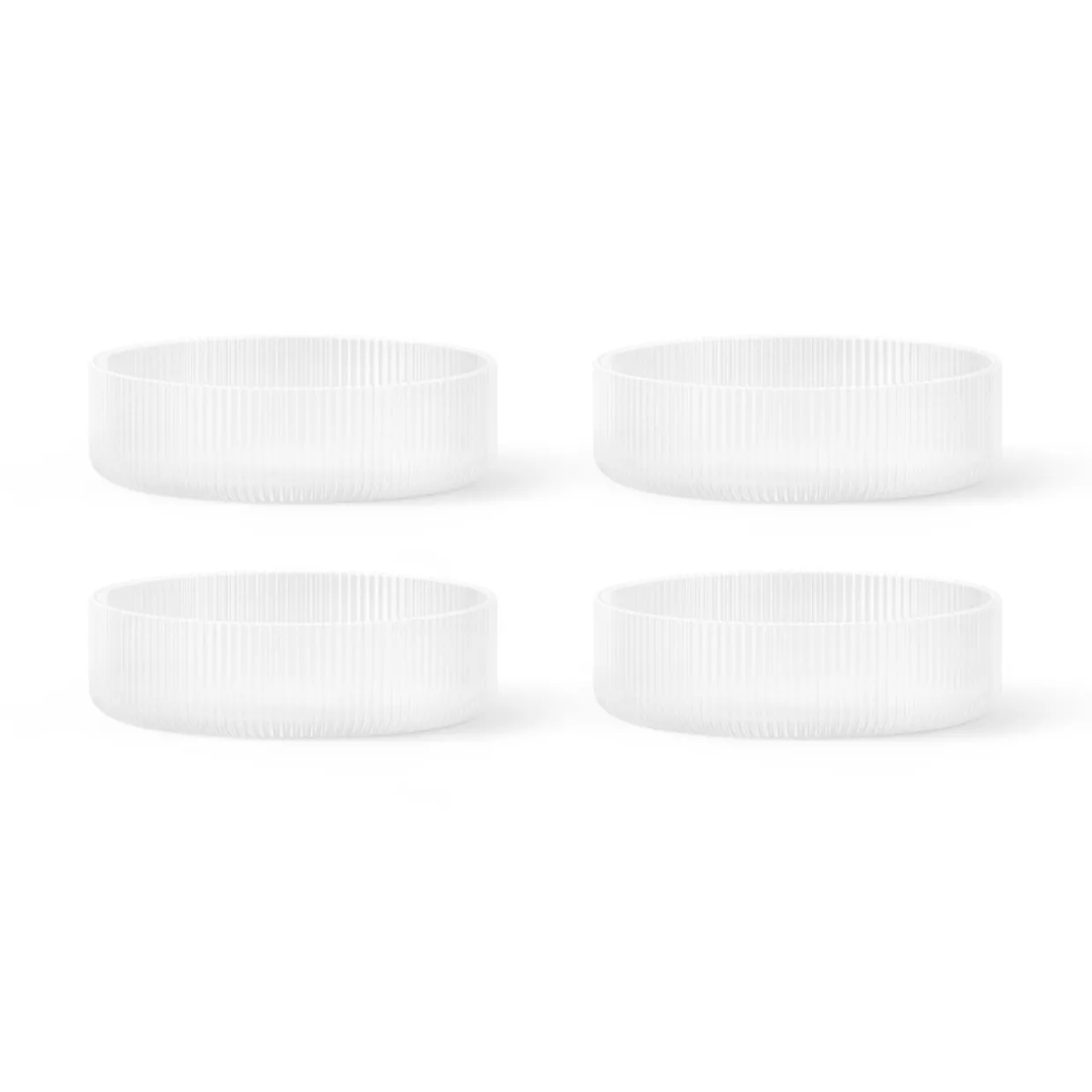 Skålar Ripple 4p Frostad