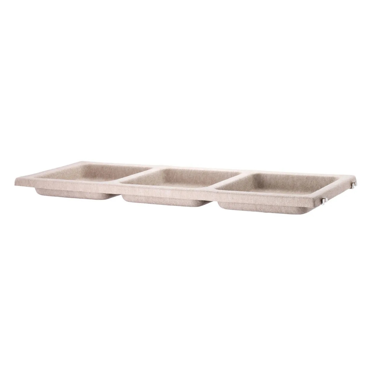 Skålplan filt 78x30 beige