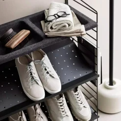 Skohylla 58x30 svart