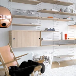 Skåp m skjutdörrar 78x30x42 ek