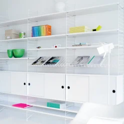 Skåp m skjutdörrar 78x30x42 vit