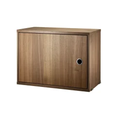 Skåp med dörr 58x30x42cm Valnöt