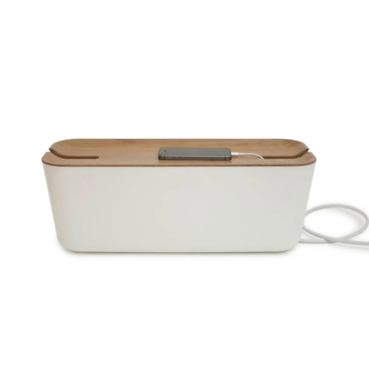 Sladdgömma Hideaway XL vit/trä