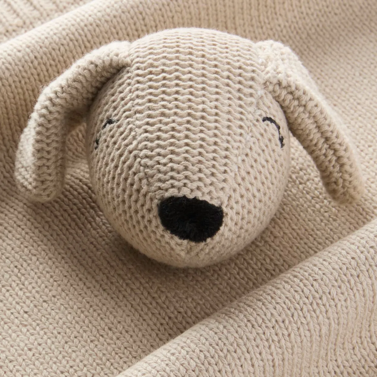 Snuttefilt Selma Hund Beige