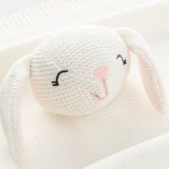 Snuttefilt Selma Kanin Vit