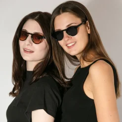 Solglasögon Rund Sköldpadda