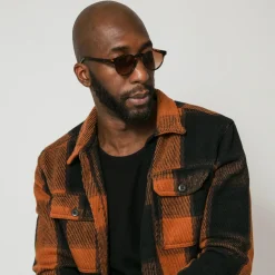 Solglasögon Rund Sköldpadda