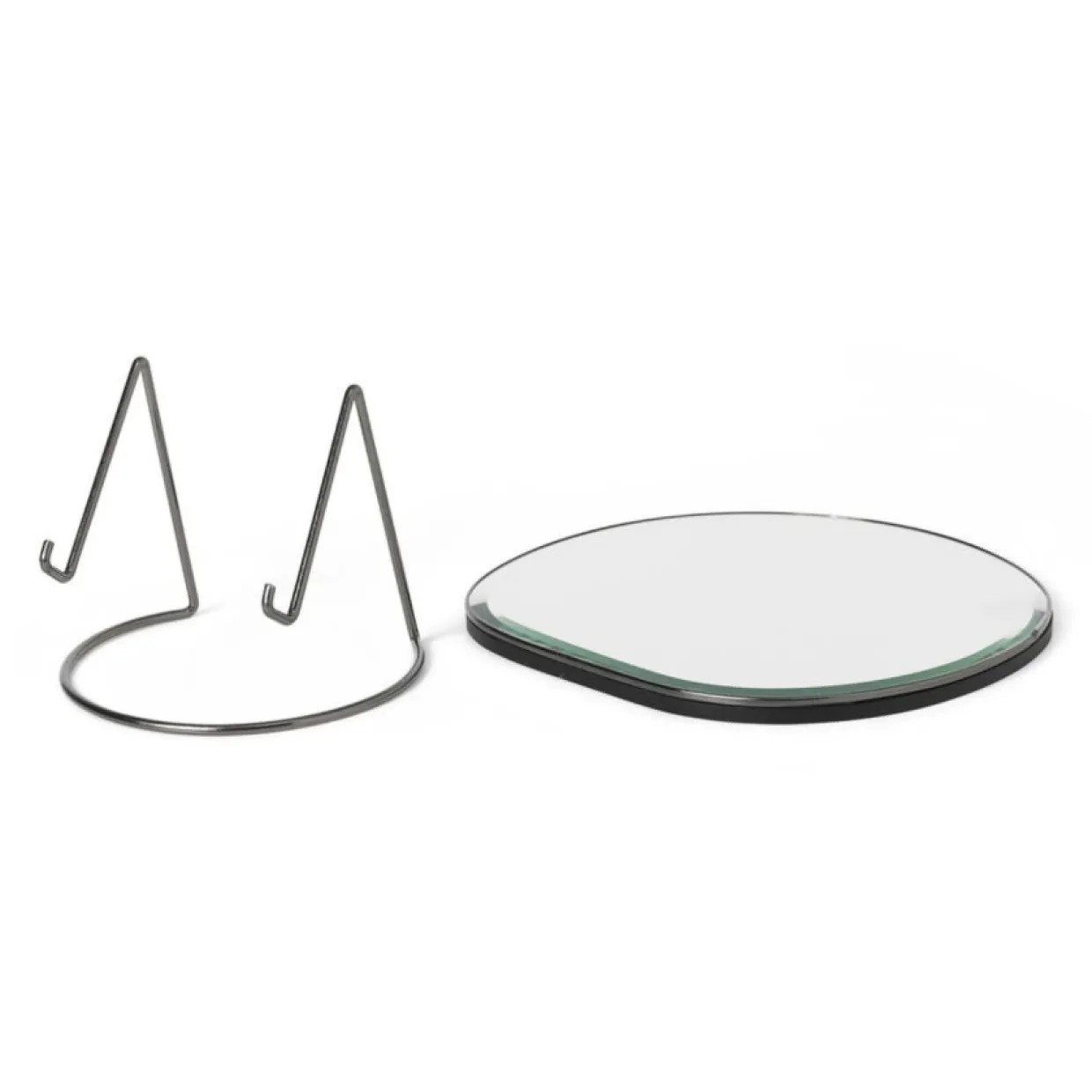 Spegel för bord, Pond mörk krom