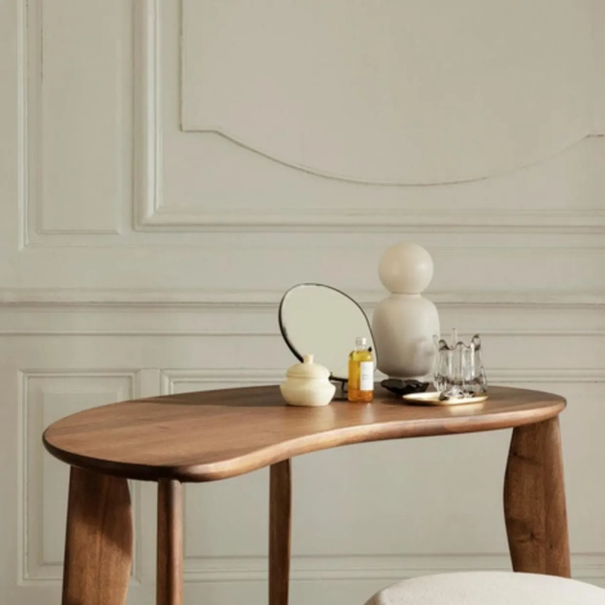 Spegel för bord, Pond mörk krom