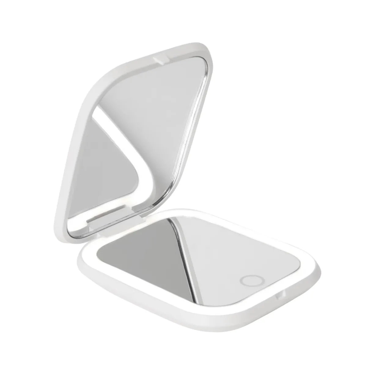 Spegel LED liten Vit