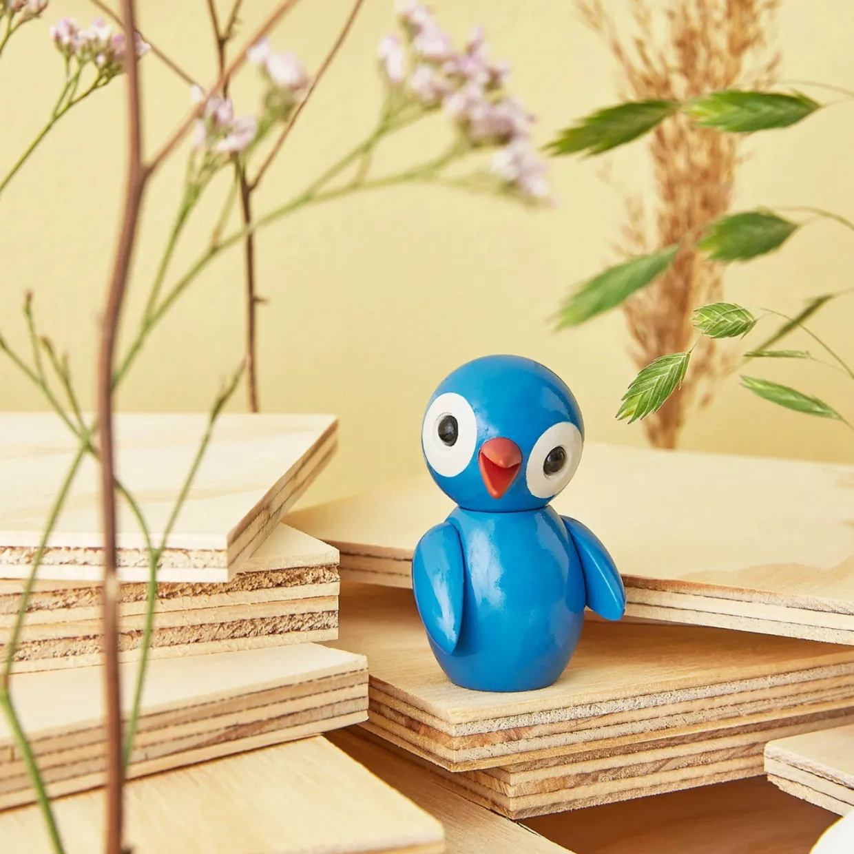 Spring birds 6,5 cm Lucky Light Blue