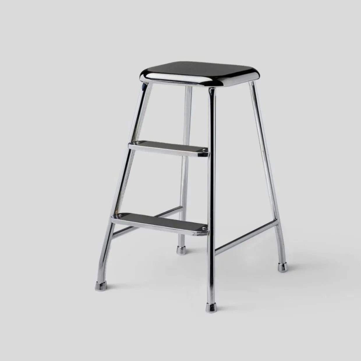 Stegpall Lindqvistpallen Krom/mörk grå