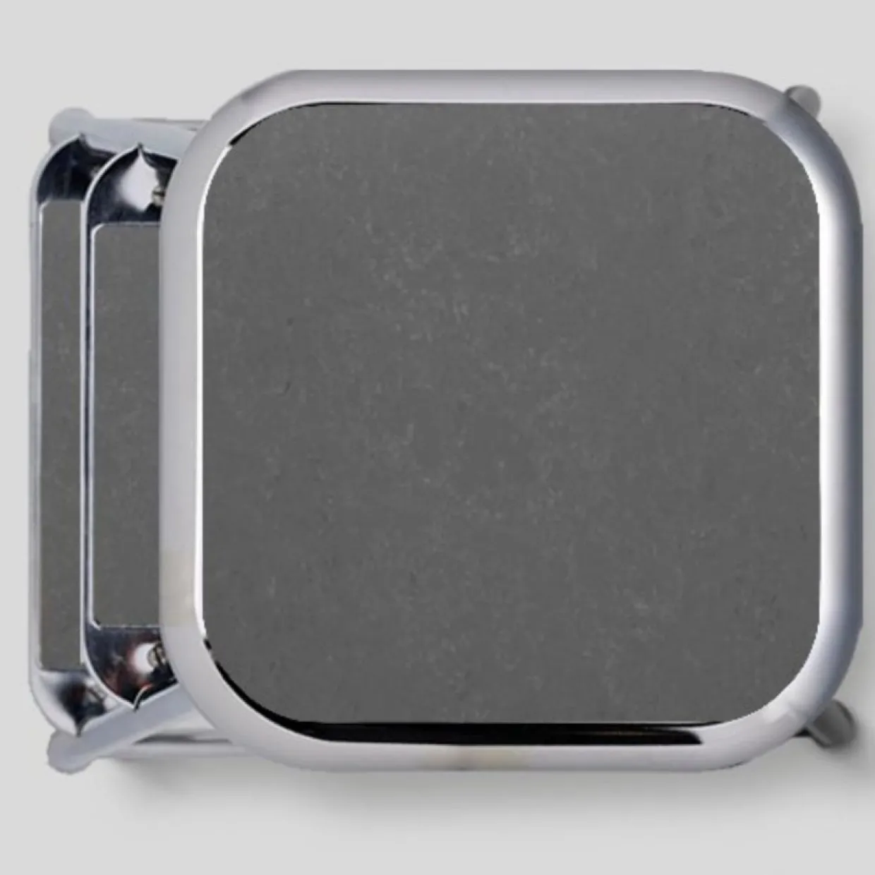 Stegpall Lindqvistpallen Krom/mörk grå