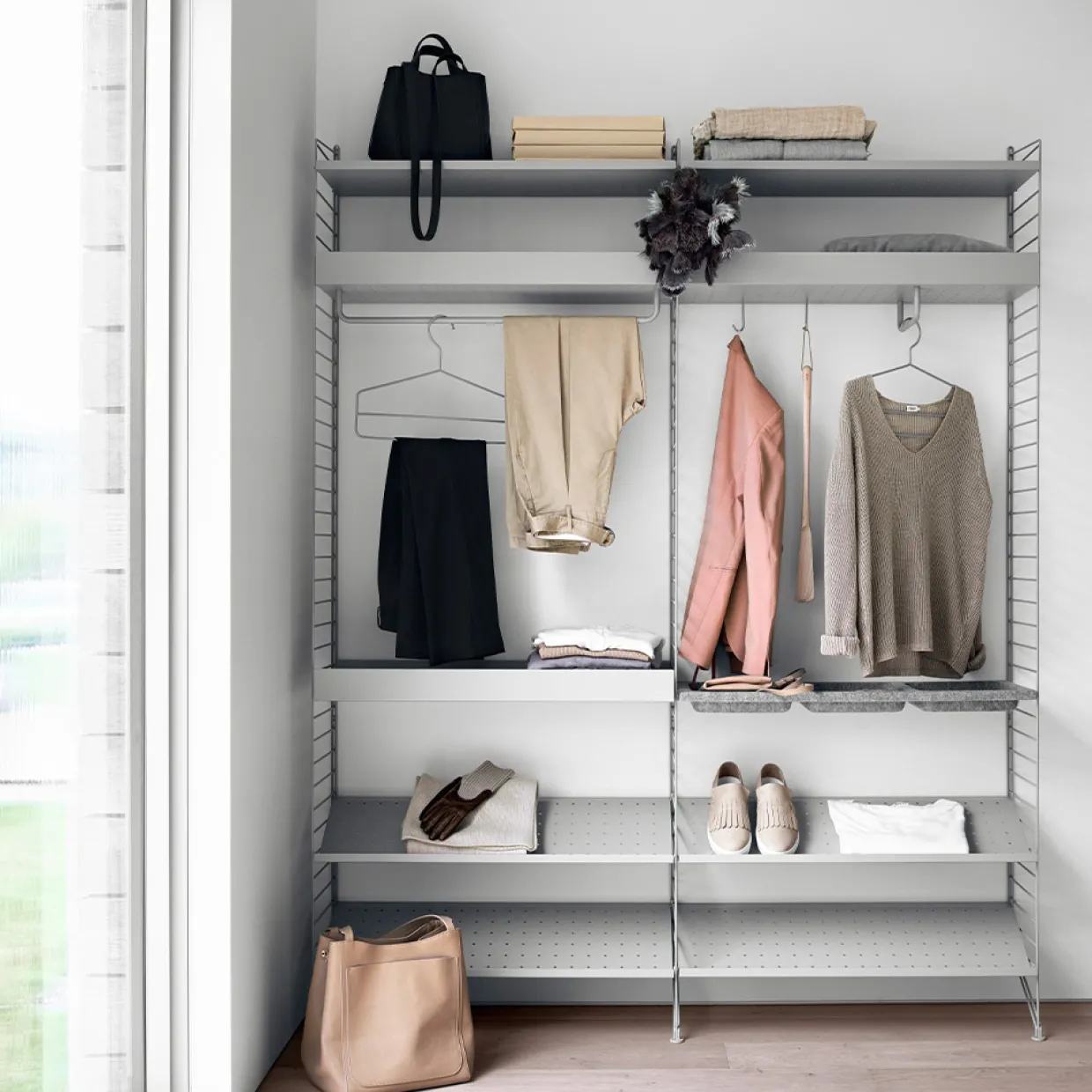 Stång Metall 58 cm beige