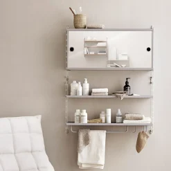 Stång Metall 78 cm beige