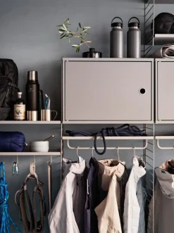 Stång Metall 30 cm grå