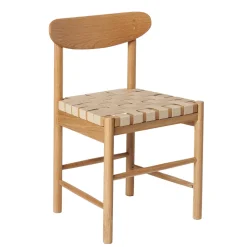 Stol Alma m sadelgjord 47x76 cm Ek