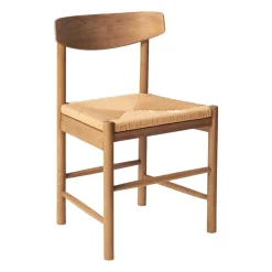 Stol Alma med flätad sits