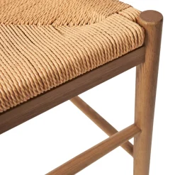 Stol Alma med flätad sits