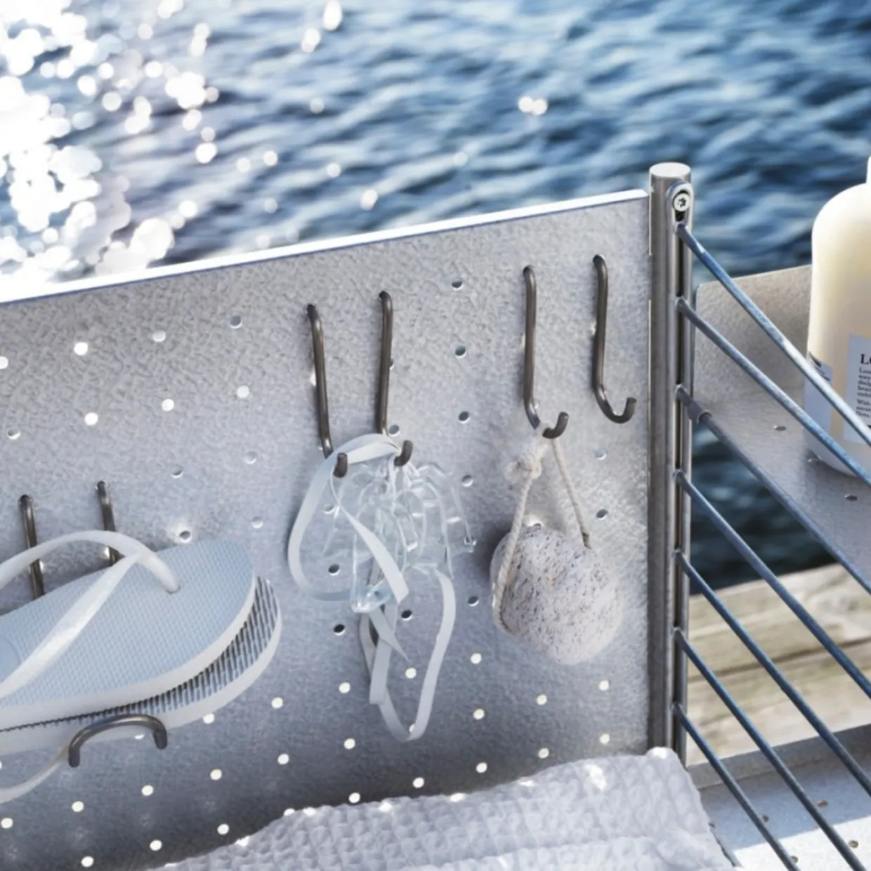 Stolpe h87 x Ø2 cm galvaniserat