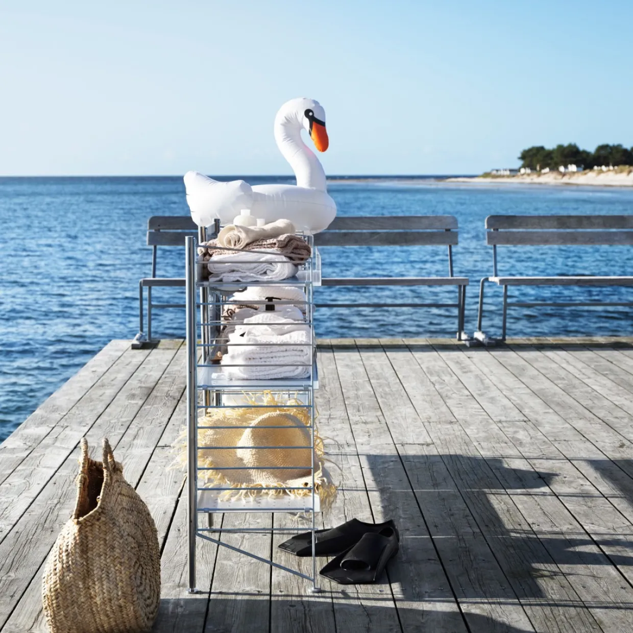 Stolpe h87 x Ø2 cm galvaniserat