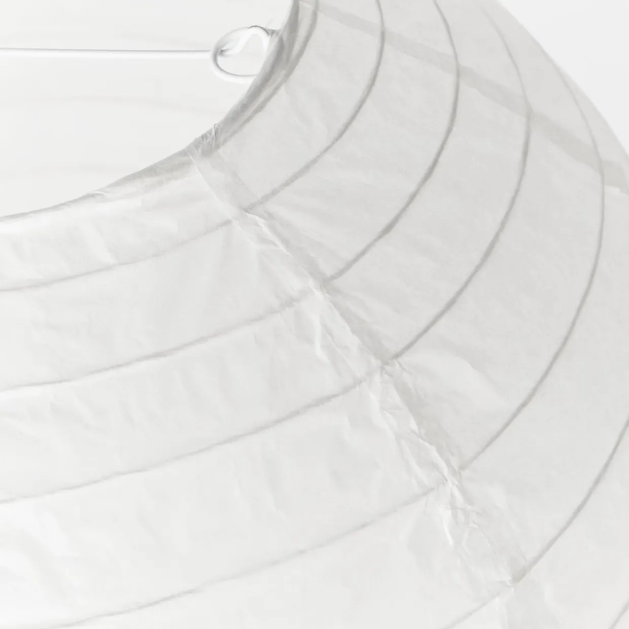 Taklampa Rispapper IGGY D40cm Vit