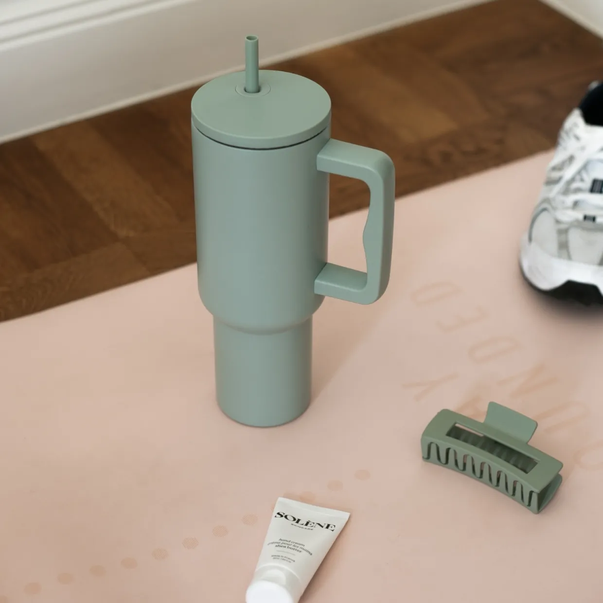 Termosmugg med handtag 1,18 L ljusgrön