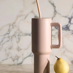 Termosmugg med handtag 1,18 L rosa